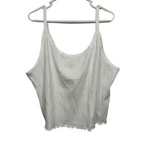 NWOT Old Navy Plus Size Cropped Ribbed Tank Top